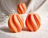 bougie vegetale cire de colza originale orange fabrication artisanale française