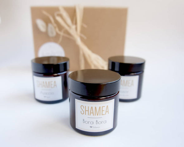 Coffret cadeau 3 bougies découverte