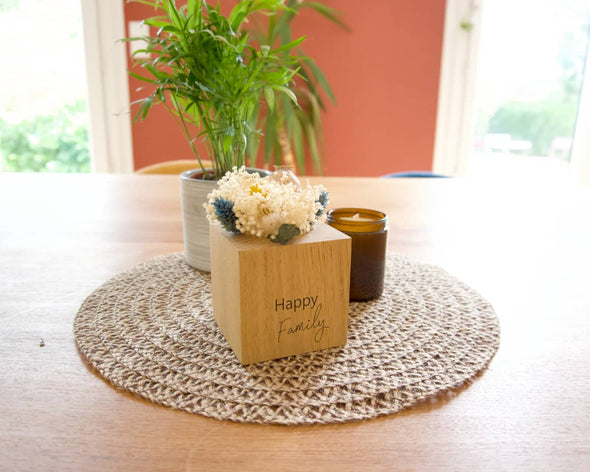 cache-pot interieur plante ou fleurs séchées décoration artisanale