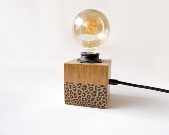Lampe à poser en bois originale artisanale et française
