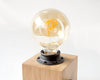 Lampe salon déco zoom ampoule style industriel
