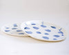 Assiettes plates rondes art de la table en porcelaine artisanal made in France