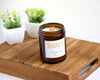 Bougie naturelle artisanale cire de soja parfumée figue