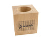 Cache pot bois cube fait-main La vie est belle pour plantes grasses marque française My Cosy Home