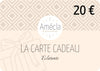 Carte cadeau de 20€ Amécla boutique en ligne de décoration