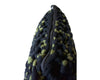 Coussin artisanal qualité moderne vert noir zoom fermeture