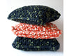 Coussins colorés déco artisanaux en coton recyclé par la marque Patate Studio