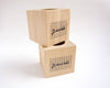 Cache-pots originaux en bois cubes La vie est belle fabriqués artisanalement My Cosy Home