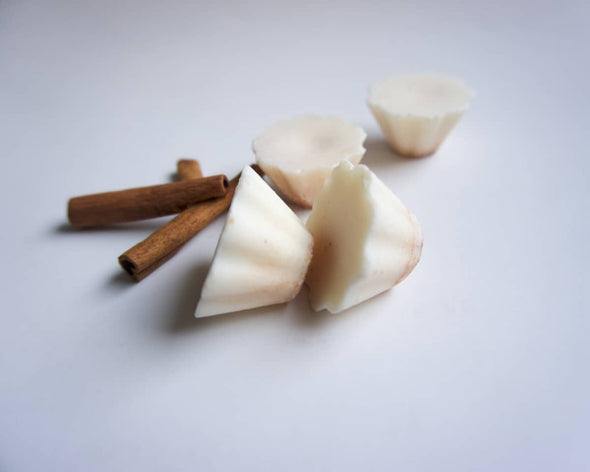 Fondant parfumé naturel artisanal français en cire vegetale parfum cannelle