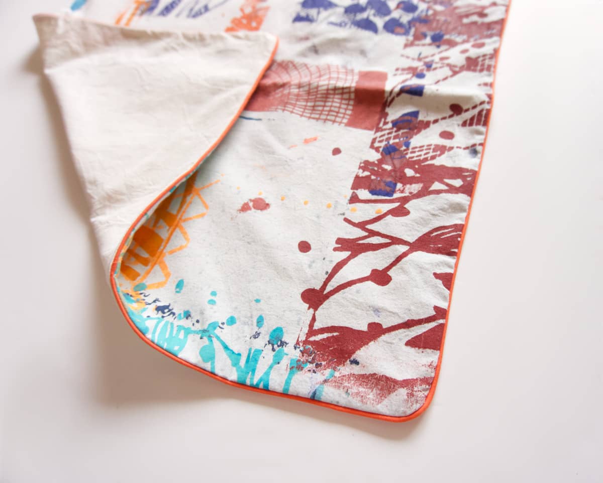 Serviettes de table fleurs en tissu fabrication artisanale – Amécla