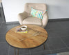 Housse de coussin deco moderne pièce unique de créateur verte rayée décoration salon créatrice happé