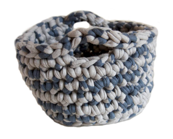 Panier décoration en coton recyclé fait main Patate Studio
