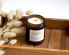 Bougie décorative parfumée mimosa fabrication artisanale et française, cire végétale de soja Shamea