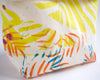 Zoom tissu coton et motifs tropicaux originaux uniques panière déco marque Happé