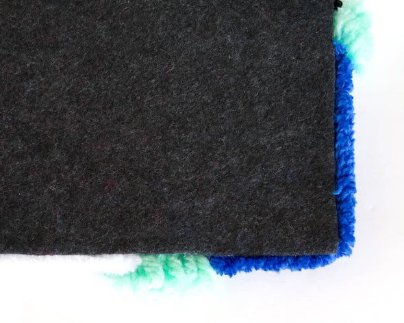 Verso tufting decoratif zoom toile de coton noire