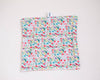 Serviette de table carré artisanale made in France imprimé floral nature