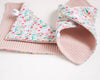 Serviettes de table zéro déchet roses et florales 100% coton 
