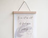 Attache poster suspendu en bois baguette aimantée décoration intérieure fait-main My Cosy Home