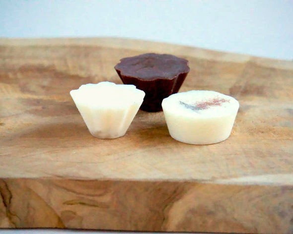 3 fondants parfumés à faire fondre pour ambiance chaleureuse et sucrée parfums érable, chocolat, cannelle