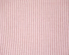 Zoom tissu nid d'abeille gaufré rose absorbant et séchage rapide